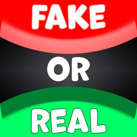 fake or real test